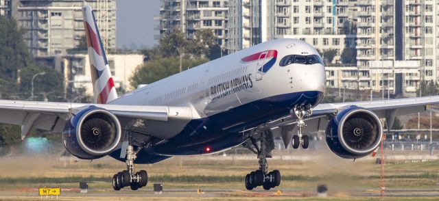 Airbus A350-1000 (G-XWBN) - Speedbird 85 arriving at YVR