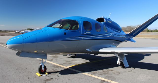 Cirrus Vision SF50 (N50AG) - A Cirrus SF50 Vision on the ramp at Thomas H. Brumlik Field, Albertville Regional Airport, AL - January 22, 2019.