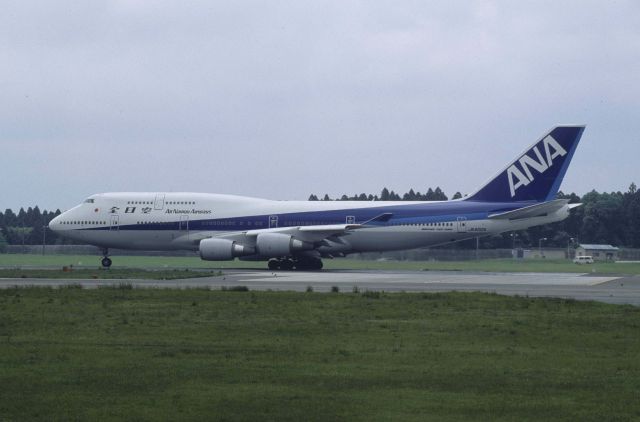 Boeing 747-400 (JA402A) - Departure at Narita Intl Airport Rwy16R on 1998/05/06