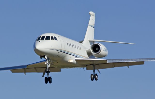 Dassault Falcon 2000 (N346PC) - Falcon 2000 landing Hillsboro 7-19-13