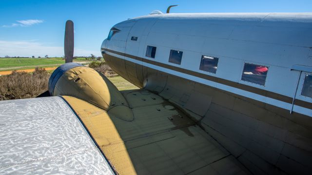 Douglas DC-3 (PK-GDC) - Now used as accomodation.