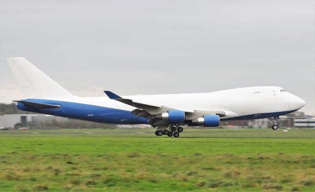 Boeing 747-400 (A6-GGP) - dubai air wing b747-412f a6-ggp landing at shannon from dubai 16/10/21.