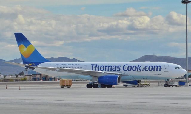 Airbus A330-200 (G-CHTZ) - This is the aircraft that had the left, front engine cowling damaged by the jet bridge.