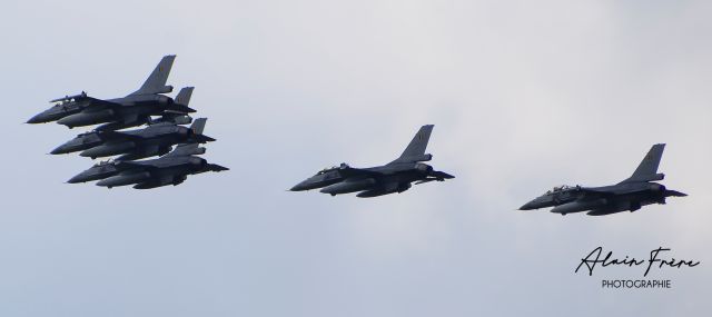 Lockheed F-16 Fighting Falcon — - retour du défilé national du 21 juillet 2024
