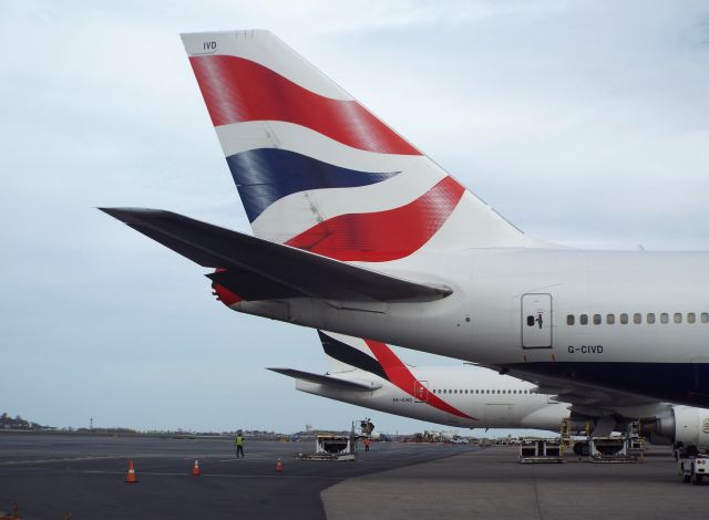 Boeing 747-400 (G-CIVD) - A Speedbird 747 parked at Terminal E