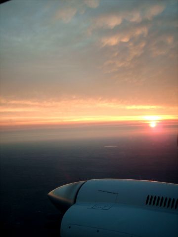 Cessna 421 (N19CH) - Early morning flight to Amarillo, TX. The sunrise that GOD provided us that morning.