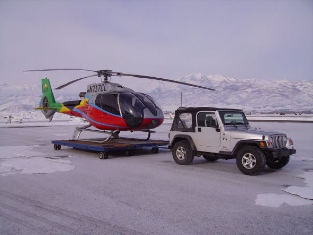 Eurocopter EC-130 (N717CL) - Eurocopter 130 in Heber City, UT