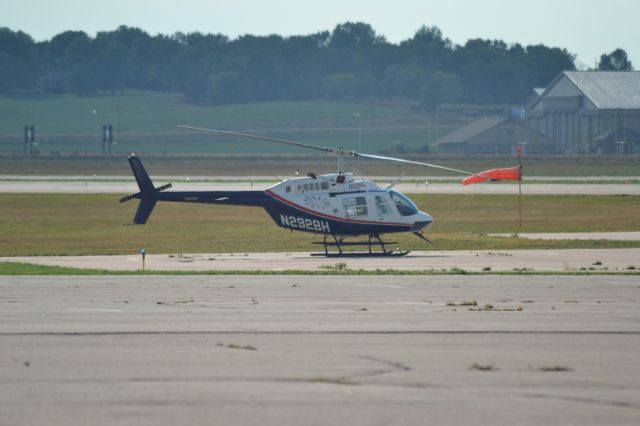 Bell 407 (N292BH) - N292BH sitting on the Helo Pad at Sioux Falls