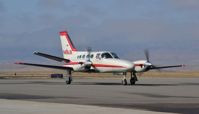 Cessna Conquest 1 (N456JR) - After arrival from Wichita Mid-Continent [KICT]airport.  03/18/2011
