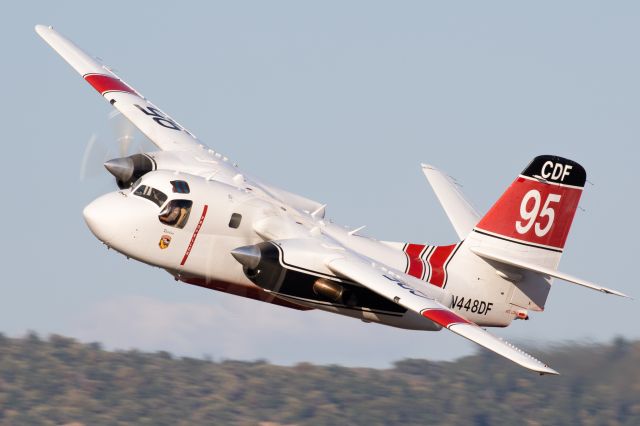 MARSH Turbo Tracker (N448DF) - Tanker 95 departing this evening for the Klamath Fire down in Siskiyou County.