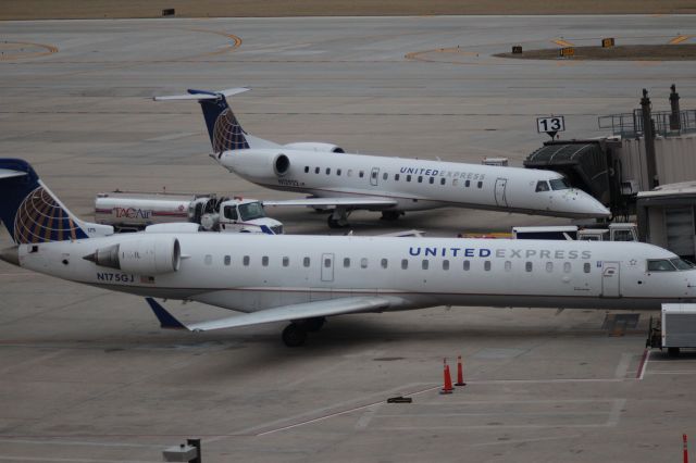 Canadair Regional Jet CRJ-700 (N175GJ) - 031117 CRJ and ERJ at the north concourse