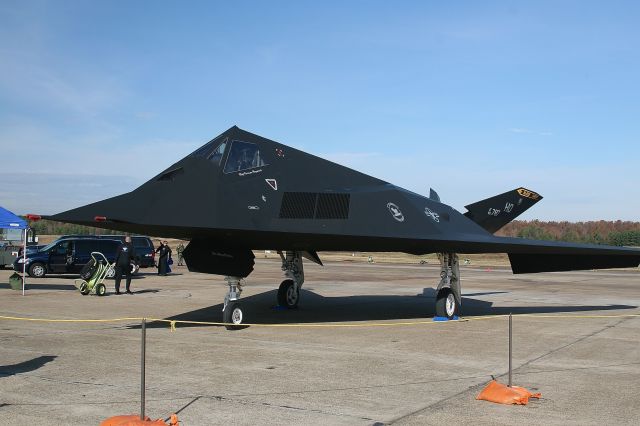 Lockheed Nighthawk — - F-117 of the Black Sheep Squadron at the KLRF Open House Air Show 11-4-2006