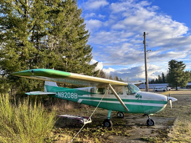 Cessna 175 Skylark (N9208B) - Extremely rare Cessna 175 with a Franklin 6A8 engine conversion. 