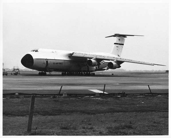 — — - This is a Viet Nam era photo from 1973-74. This C-5A is parked at Yokota Air Base Japan (western outskirts of Tokyo). The rear loading doors of this plane are open ready to receive or discharge cargo. 