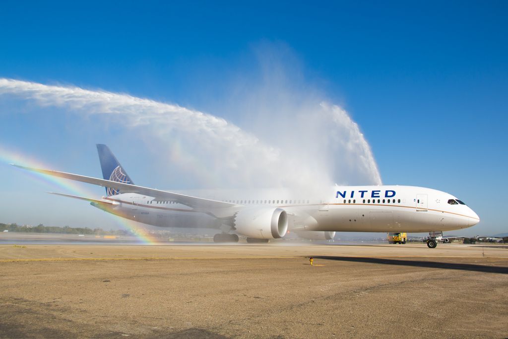 Boeing 787-9 Dreamliner (N13954) - Aeroporto Galeão Batismo do primeiro b787-9 da UNITED