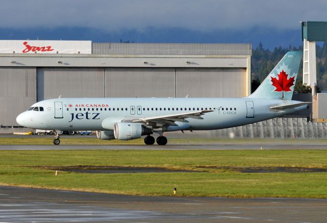 Airbus A320 (C-FDCA) - Special charter plane. All business class seats. 30 March 2012