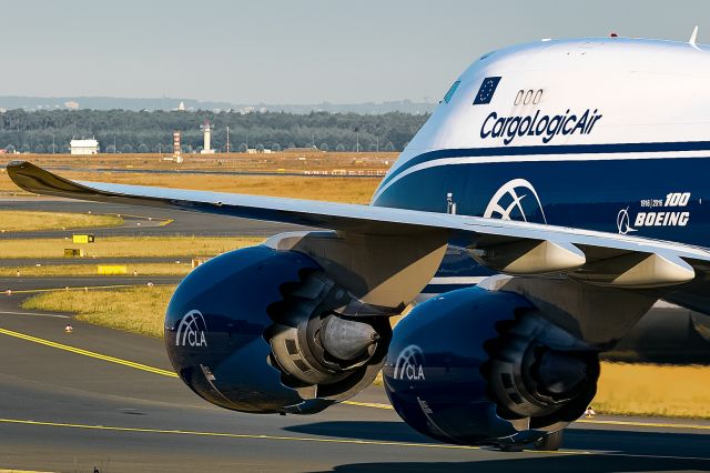 BOEING 747-8 (G-CLAB) - 2 big, working engines