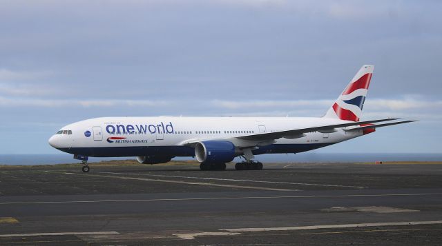 Boeing 777-200 (G-YMMF) - 23/01/2025 Santa Maria, Azores.