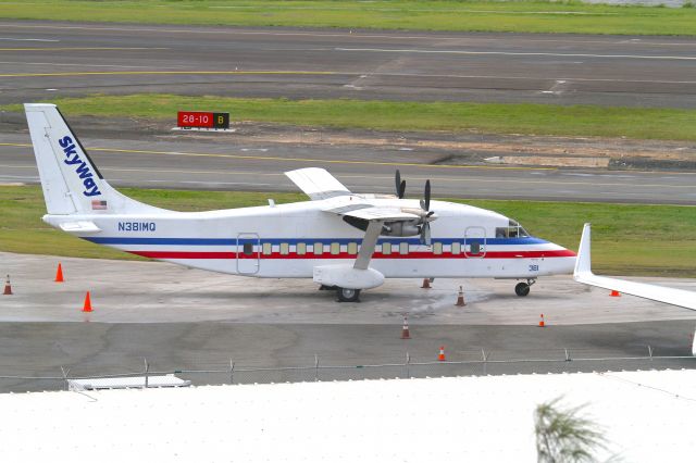 Short SD3-60 (N381MQ) - Shorts Skyvan on the ramp in St Maarten