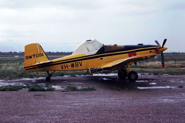VH-WBV — - AYRES S2R-T15 THRUSH - REG : VH-WBV (CN 2529R) - MOREE NSW. AUSTRALIA. - YMOR (4/3/1982)
