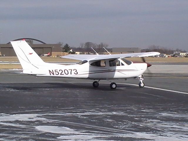 Cessna Cardinal (N52073) - A Cessna Cardinal warming up on the ramp at Martin State