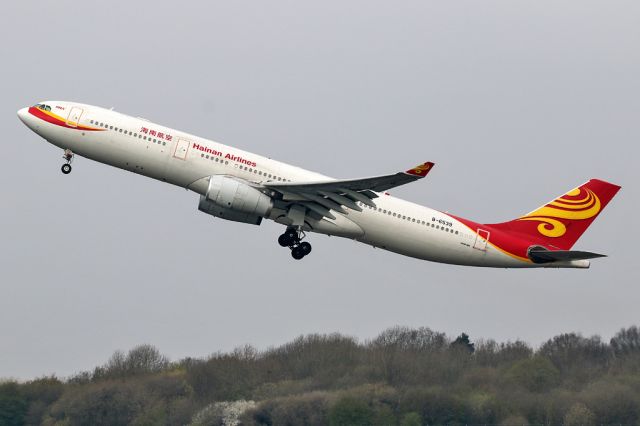 Airbus A330-300 (B-6539) - CHH7904 climbing out from 23R on the return to Beijing