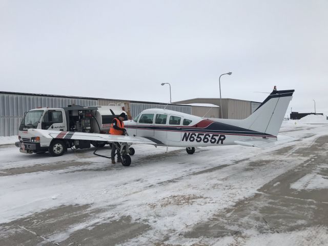 Beechcraft Sierra (N6565R) - Refueling after complex endorsement in N6565R, Jan 25 2020