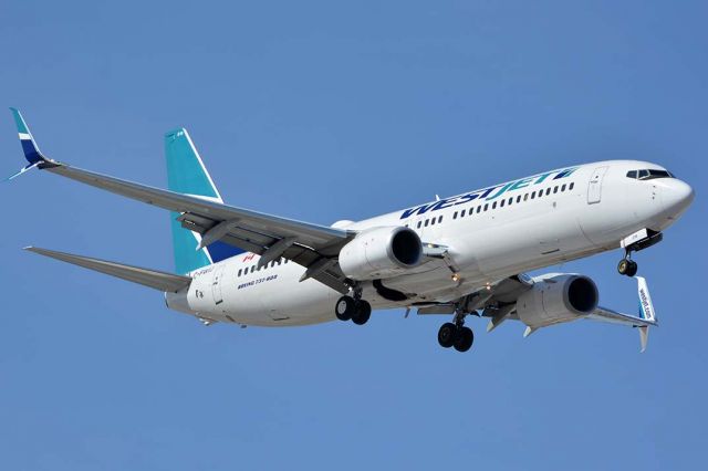 Boeing 737-800 (C-FWIJ) - WestJet Boeing 737-8CT C-FWIJ at Phoenix Sky Harbor on January 22, 2016. It first flew as N1787B on June 18, 2012. Its construction number is 39072. It was delivered to Westjet on June 28, 2012. 