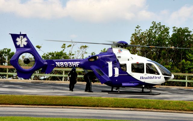 N893HF — - Health First Air Medical Transport 2023 Eurocopter "First Flight" at Health First's Cape Canaveral Hospital, Florida