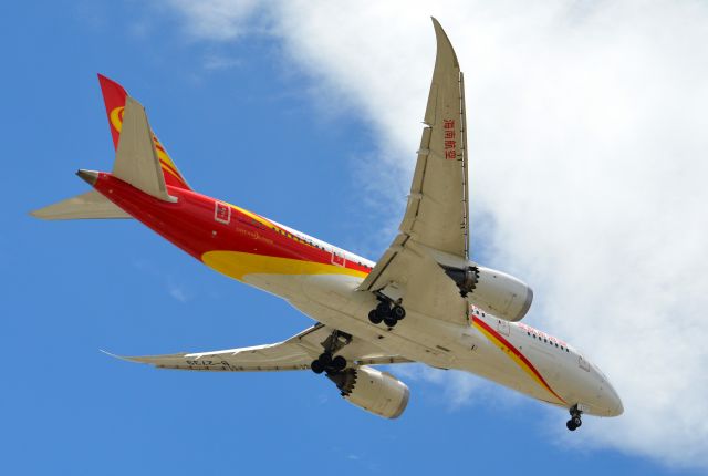 Boeing 787-8 (B-2739) - Hainan # 7989 On Final 30L  Arrival from PEK  06-27-2015