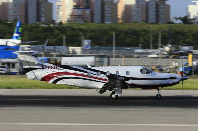F-OSBE — - St Barths Executive pilatus pc12 landing at TNCM St Maarten  