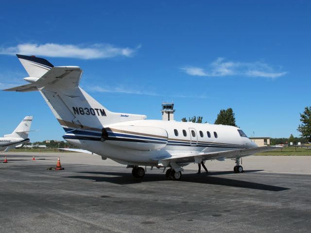 Hawker 800 (N830TM) - A nice business jet with a stand up cabin.