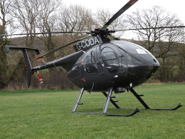 G-CODA — - Parked at Cheltenham Helipad for the Gold Cup and Based at Gloucestershire Airport.