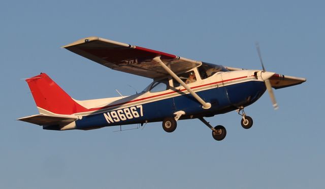 Cessna Skyhawk (N98967) - A Skywarrior Flight Training Cessna 172P Skyhawk departing H. L. Sonny Callahan Airport, Fairhope, AL - late afternoon, March 2, 2022.