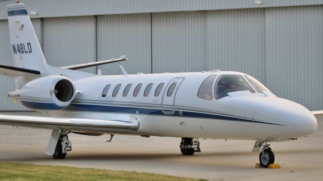 Cessna Citation V (N46LD) - The Little Debbie (McKee Foods) corporate jet shining enjoying a little golden hour during an overnight stay.br /br /N49LD. 2008 Cessna 560 Citation Encore+. Little Debbie (McKee Foods). KVPZ. 6/14/23. 