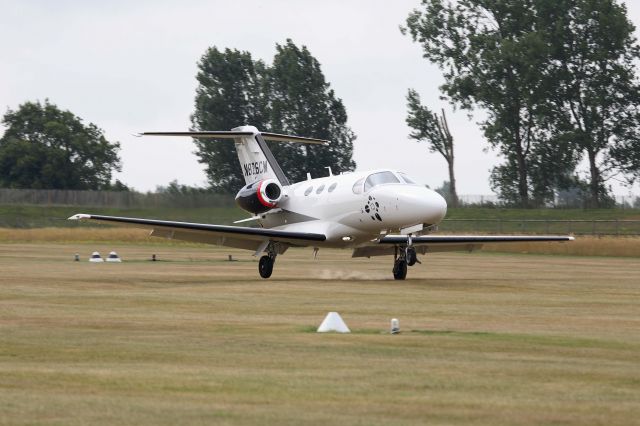 N826CM — - Landing on grass runway at Goodwood, UK, on July 3 2009