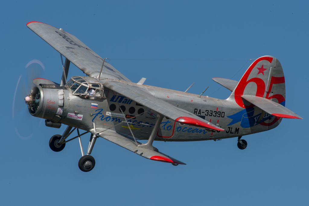 Antonov An-2 (ZU-JLM) - Alternate registration of this aircraft is RA-33390. This Antonov AN-2 was displayed at the Nelspruit air show in South Africa. Also known as "Little Annie".