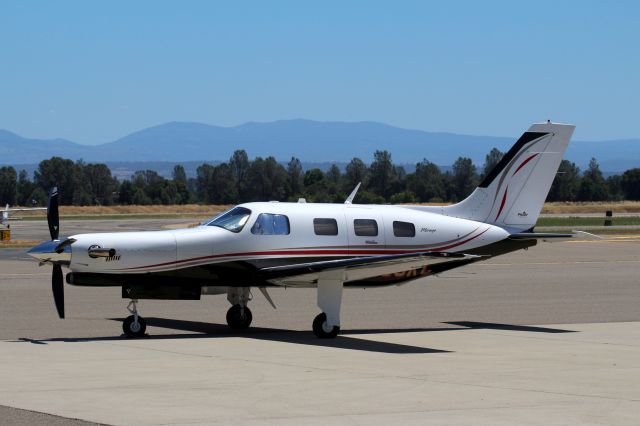 Piper Malibu Meridian (N380KC) - KRDD - on the ramp at Redding Municipal short;y before departing for MFR and on to Renton,WA. click full.