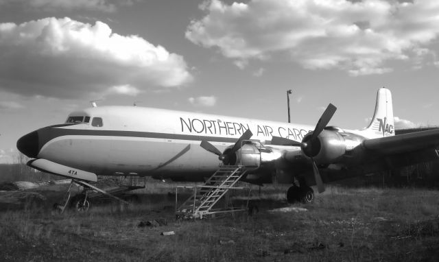 Douglas DC-6 (N434TA) - swing tail