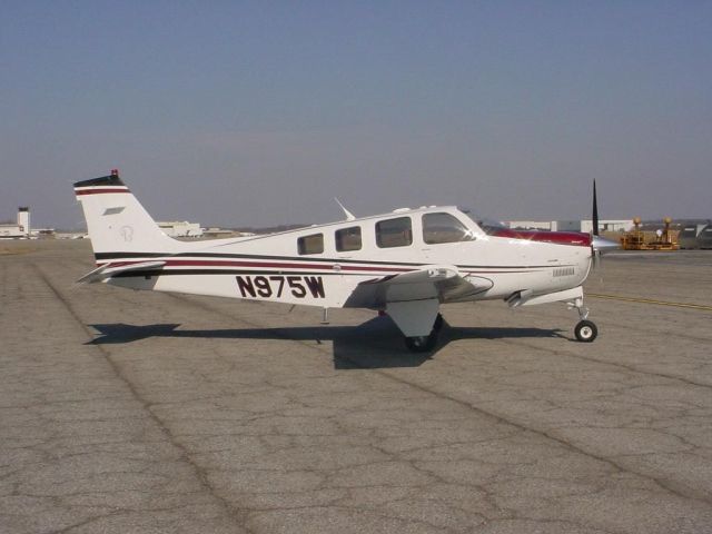 Beechcraft Bonanza (36) (N975W) - Parked on the ramp