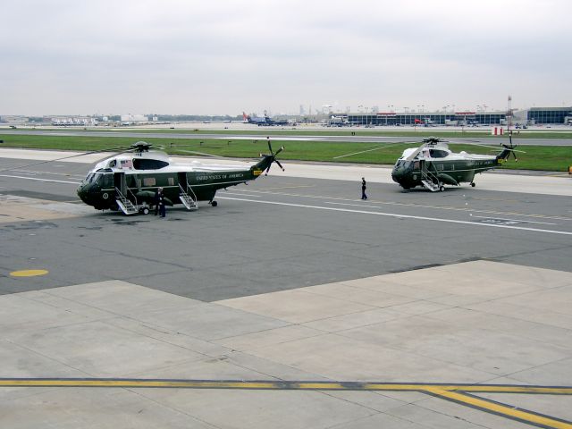 — — - Awaiting Air Force One.
