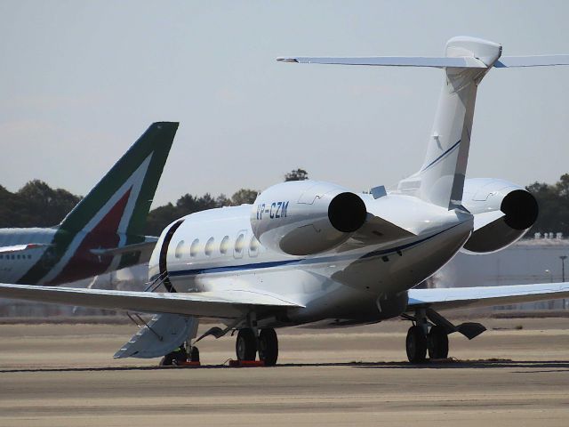 Gulfstream Aerospace Gulfstream G650 (VP-CZM) - I took this picture on Mar 05, 2020.