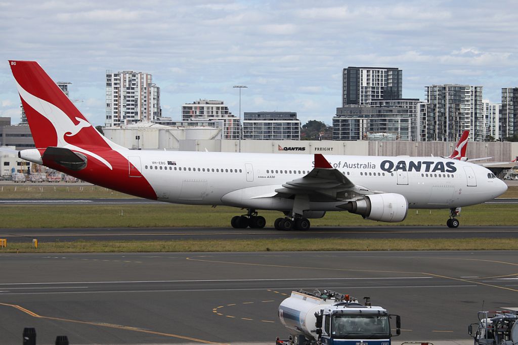 Airbus A330-200 (VH-EBG) - on 26 November 2018