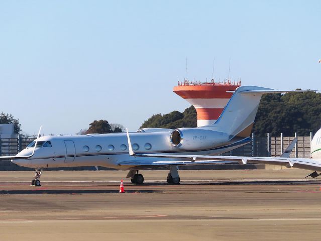 Gulfstream Aerospace Gulfstream IV (VP-CAK) - Photo taken on Jan 02, 2023.