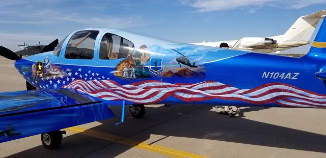 Vans RV-7 (N104AZ) - April 7, Saturday morning Breakfast in Coolidge, AZ.br /Thank you for sharing this beautiful work of art.