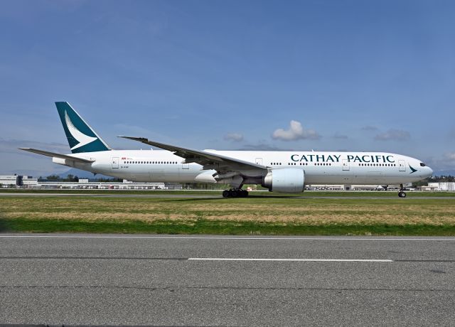 BOEING 777-300ER (B-KQF) - CX title in large font