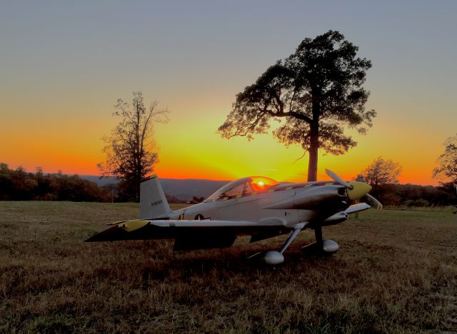 Vans RV-4 (N180VA) - Sunset at Trigger Gap