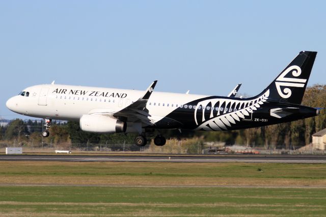 Airbus A320 (ZK-OXI)