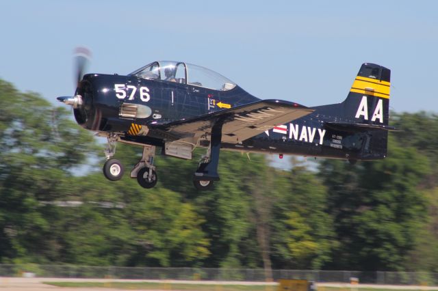 North American Trojan (NX228TS) - Trojan on the take-off AirVenture br /7-28-23