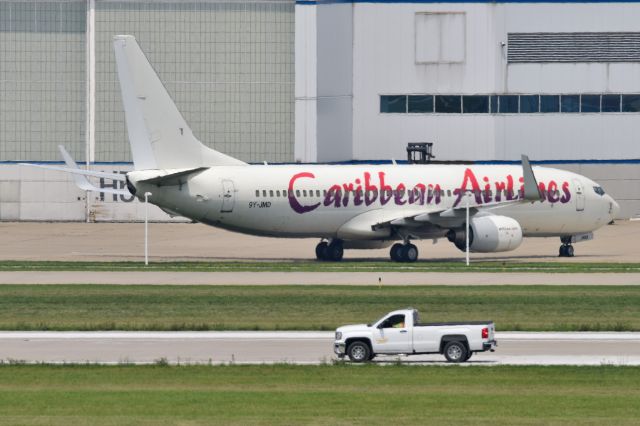 Boeing 737-800 (9Y-JMD) - This bird has been here since 12-15-20. Not sure what the owners intentions are. Anyone here know?
